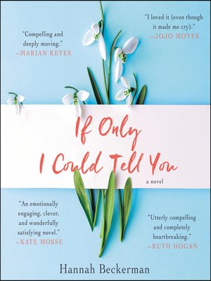 cover image of If Only I Could Tell You